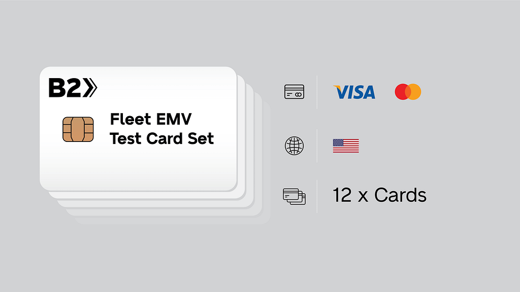 B2 Fleet EMV Test Card Set