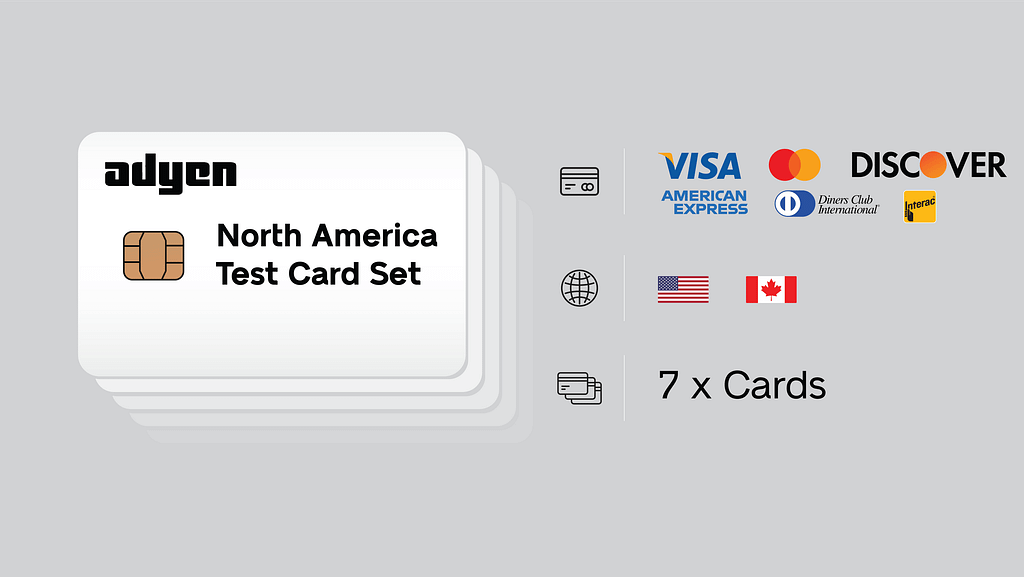 Adyen North America EMV Test Card Set