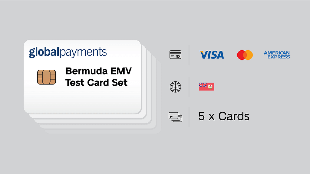 Global Payments Bermuda EMV Test Card Set