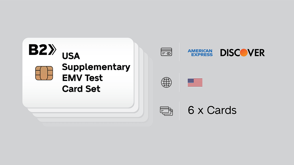 B2 USA Supplementary EMV Test Card Set