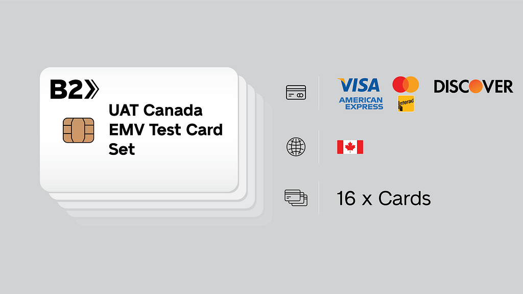 UAT Canada EMV Test Card Set