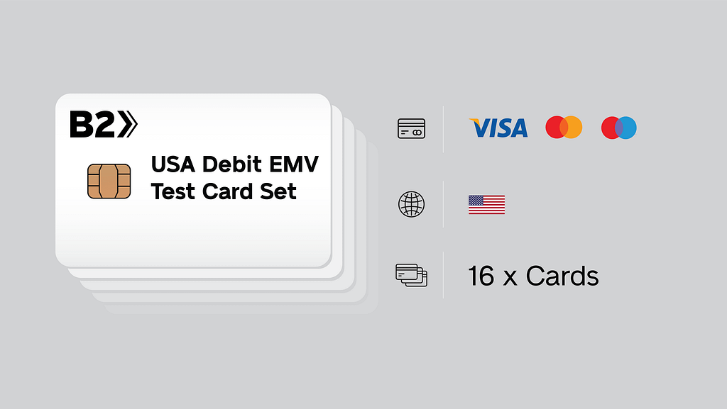 USA Debit EMV Test Card Set