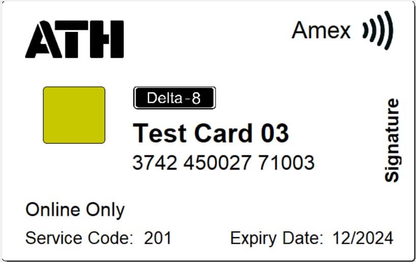 Evertec ATH Delta EMV Test Card Set