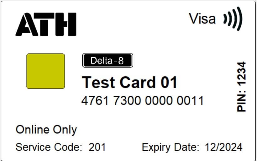 Evertec ATH Delta EMV Test Card Set